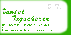 daniel tagscherer business card